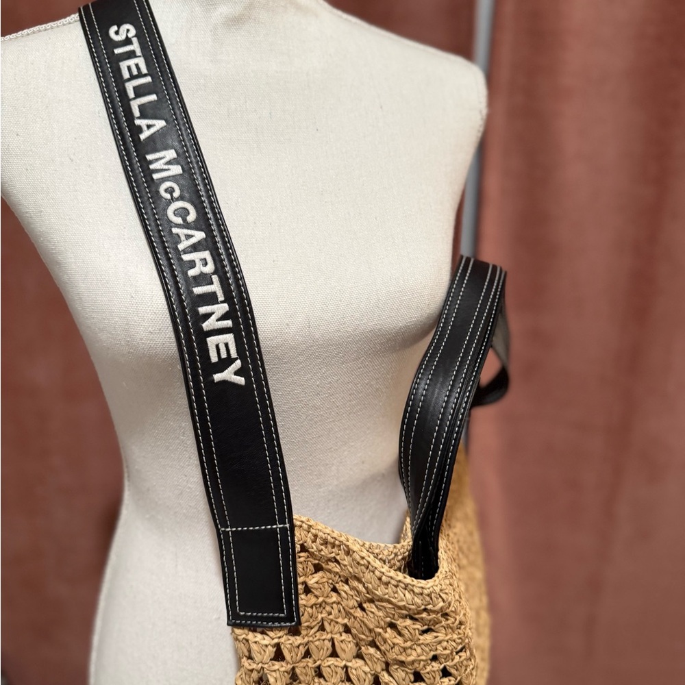Stella McCartney Raffia Tote and Shoulder Bag - Picture 4 of 11